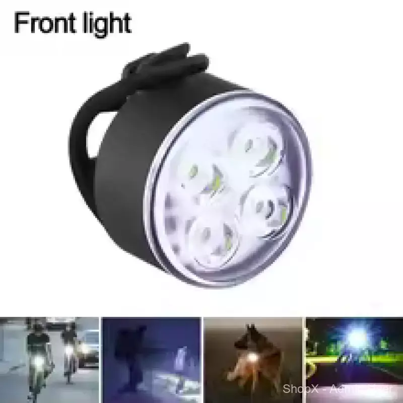Front Light Set Rechargeable Rear Light Front Lamp Waterproof Riding Headlight USB MTB Taillight Led 1PC Cycling Parts